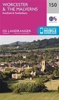 Worcester & the Malverns, Evesham & Tewkesbury - Ordnance Survey