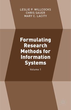 Formulating Research Methods for Information Systems (eBook, PDF)