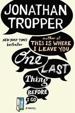 One Last Thing Before I Go (eBook, ePUB) - Tropper, Jonathan
