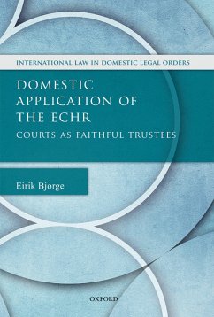 Domestic Application of the ECHR (eBook, PDF) - Bjorge, Eirik