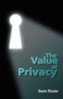 The Value of Privacy (eBook, ePUB) - Roessler, Beate