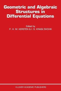 Cover Geometric and Algebraic Structures in Differential Equations (eBook, PDF)