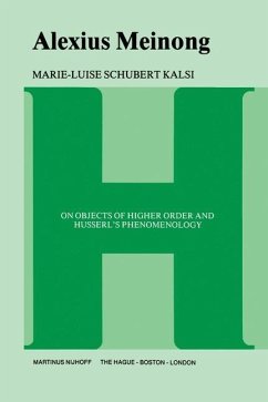 Alexius Meinong (eBook, PDF) - Kalsi Schubert, Marie-Luise