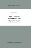 Statement and Referent (eBook, PDF)