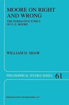 Moore on Right and Wrong (eBook, PDF) - Shaw, W. H.