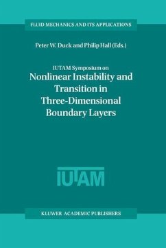 IUTAM Symposium on Nonlinear Instability and Transition in Three-Dimensional Boundary Layers (eBook, PDF)