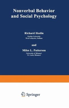 Nonverbal Behavior and Social Psychology (eBook, PDF) - Heslin, Richard