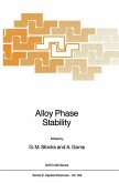 Alloy Phase Stability (eBook, PDF)
