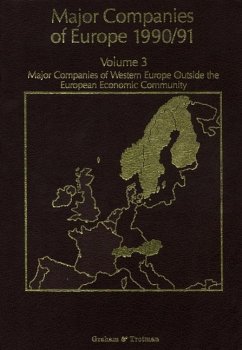 Cover Major Companies of Europe 1990/91 Volume 3 (eBook, PDF)