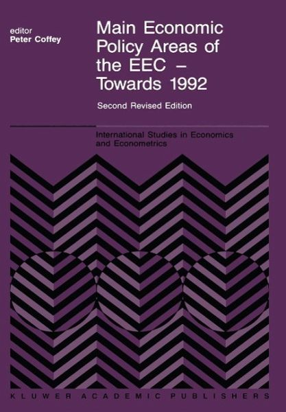 Main Economic Policy Areas of the EEC - Towards 1992 (eBook, PDF)