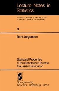 Statistical Properties of the Generalized Inverse Gaussian Distribution (eBook, PDF) - Jorgensen, B.