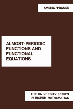 Almost-Periodic Functions and Functional Equations (eBook, PDF) - Amerio, L.; Prouse, G.