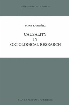 Causality in Sociological Research (eBook, PDF) - Karpinski, Jakub