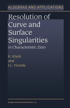 Resolution of Curve and Surface Singularities in Characteristic Zero (eBook, PDF) - Kiyek, K.; Vicente, J. L.