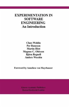 Experimentation in Software Engineering (eBook, PDF) - Wohlin, Claes; Runeson, Per; Höst, Martin; Ohlsson, Magnus C.; Regnell, Björn; Wesslén, Anders