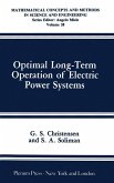 Optimal Long-Term Operation of Electric Power Systems (eBook, PDF)