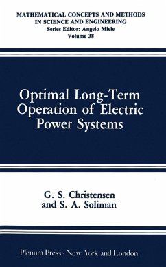 Cover Optimal Long-Term Operation of Electric Power Systems (eBook, PDF)