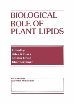 Cover Biological Role of Plant Lipids (eBook, PDF)