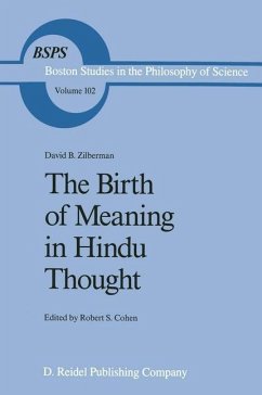 The Birth of Meaning in Hindu Thought (eBook, PDF) - Zilberman, David B.