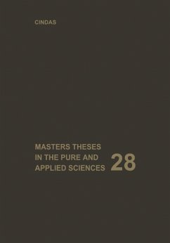 Cover Masters Theses in the Pure and Applied Sciences (eBook, PDF)