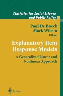 Cover Explanatory Item Response Models (eBook, PDF)