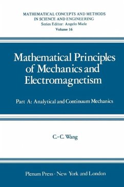Mathematical Principles of Mechanics and Electromagnetism (eBook, PDF) - Wang, Chao-Cheng