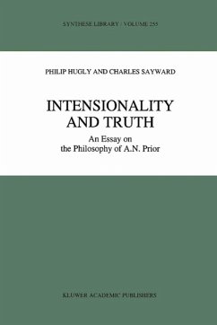 Intensionality and Truth (eBook, PDF) - Hugly, Philip; Sayward, C.