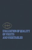 Evaluation of Quality of Fruits and Vegetables (eBook, PDF)