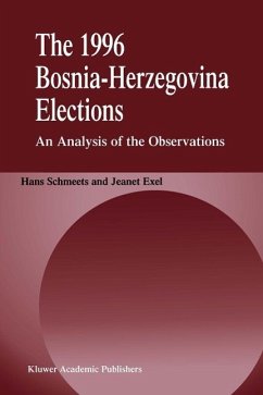 The 1996 Bosnia-Herzegovina Elections (eBook, PDF) - Schmeets, H.; Exel, Jeanet