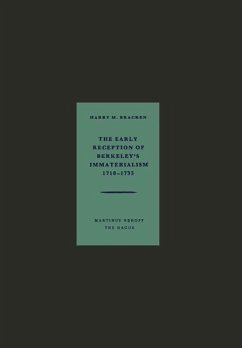 The Early Reception of Berkeley's Immaterialism 1710-1733 (eBook, PDF) - Bracken, Harry M.