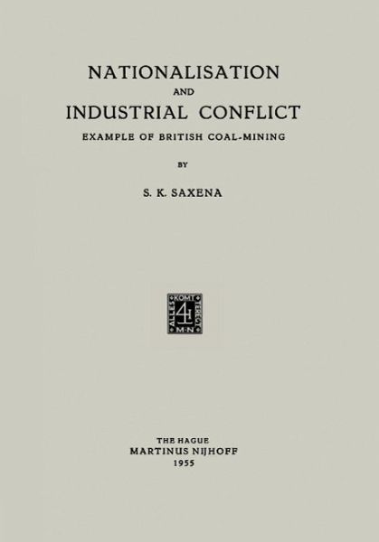 Nationalisation and Industrial Conflict (eBook, PDF)