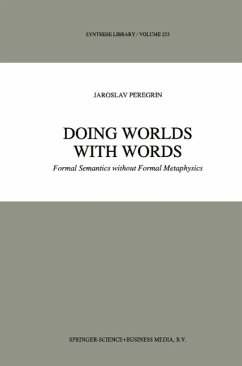 Doing Worlds with Words (eBook, PDF) - Peregrin, J.