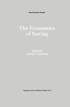 The Economics of Saving (eBook, PDF)