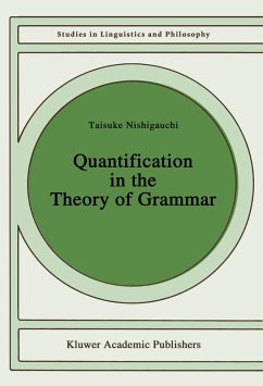 Quantification in the Theory of Grammar (eBook, PDF) - Nishigauchi, Taisuke