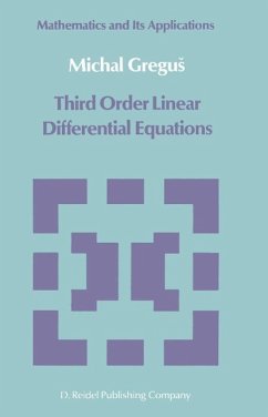 Third Order Linear Differential Equations (eBook, PDF) - Gregus, Michal