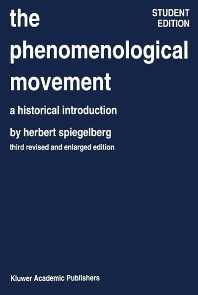 The Phenomenological Movement (eBook, PDF) The Phenomenological Movement (eBook, PDF)