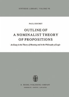 Outline of a Nominalist Theory of Propositions (eBook, PDF) - Gochet, Paul