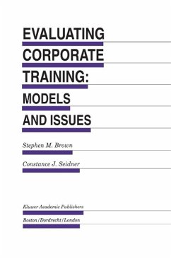Cover Evaluating Corporate Training: Models and Issues (eBook, PDF)