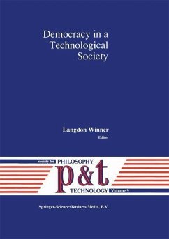 Democracy in a Technological Society (eBook, PDF)