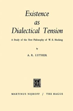 Existence as Dialectical Tension (eBook, PDF) - Luther, A. R.