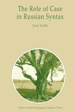 The Role of Case in Russian Syntax (eBook, PDF) - Neidle, C.