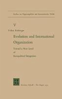 Evolution and International Organization (eBook, PDF) - Rittberger, V.