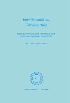 Intentionalität als Verantwortung (eBook, PDF) - Vásquez, Hoyos G.