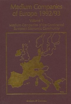 Cover Medium Companies of Europe 1992/93 (eBook, PDF)