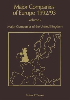 Major Companies of Europe 1992/93 (eBook, PDF) - Whiteside, R.