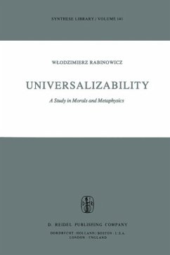 Universalizability (eBook, PDF) - Rabinowicz, W.
