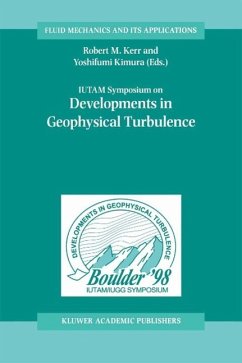 IUTAM Symposium on Developments in Geophysical Turbulence (eBook, PDF)