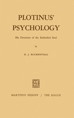 Plotinus' Psychology (eBook, PDF) - Blumenthal, H. J.