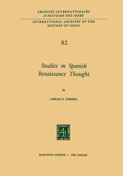 Studies in Spanish Renaissance Thought (eBook, PDF) - Noreña, Carlos G.