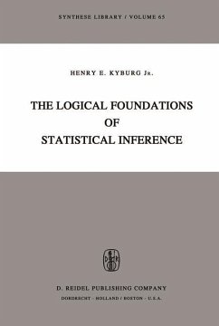 The Logical Foundations of Statistical Inference (eBook, PDF) - Kyburg Jr., Henry E.